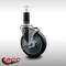 Service Caster 5'' SS Thermoplastic Rubber Swivel 1-1/4'' Expanding Stem Caster with Brake SCC-SSEX20S514-TPRB-TLB-114 - alternate 3